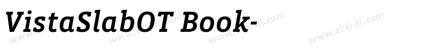 VistaSlabOT Book字体转换